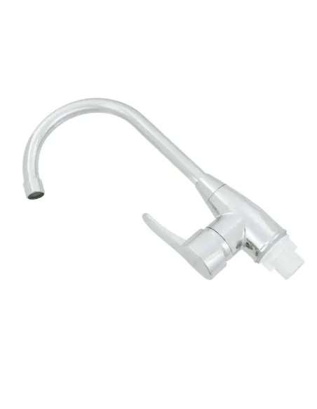 Змішувач для кухні одноважільний Rizo RP42C, пластик, хром купити у Дніпрі та Києві - ціна від КТУ