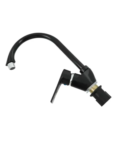 Змішувач для кухні одноважільний Rizo RP49B, пластик, чорний купити у Дніпрі та Києві - ціна від КТУ