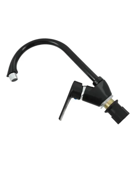 Змішувач для кухні одноважільний Rizo RP49B, пластик, чорний купити у Дніпрі та Києві - ціна від КТУ