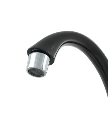 Змішувач для кухні одноважільний Rizo RP49B, пластик, чорний купити у Дніпрі та Києві - ціна від КТУ