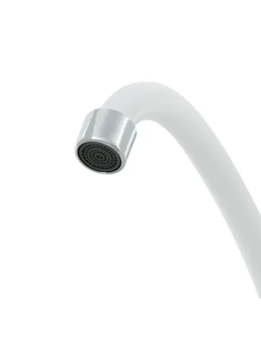 Змішувач для кухні двовентильний Rizo RP48W, пластик, білий купити у Дніпрі та Києві - ціна від КТУ