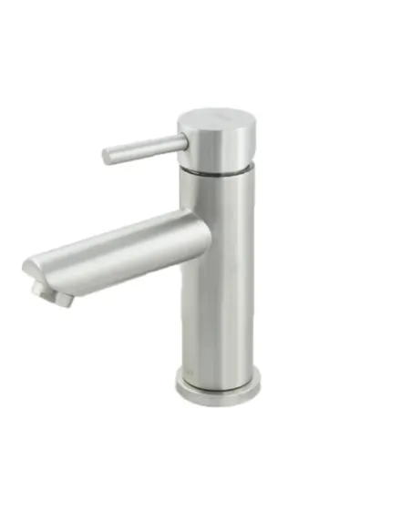 Змішувач для умивальника Rizo RS10N, нержавіюча сталь купити у Дніпрі та Києві - ціна від КТУ