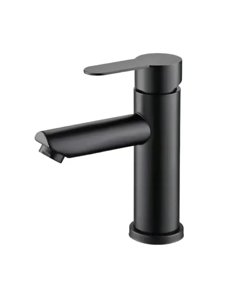 Змішувач для умивальника Rizo RC11B, нержавіюча сталь, чорний купити у Дніпрі та Києві - ціна від КТУ