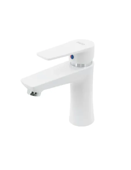 Смеситель для умывальника Rizo RP10W, пластик, белый купить в Днепре и Киеве - цена от КТУ