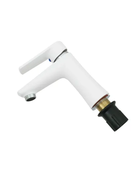 Змішувач для умивальника Rizo RP10W, пластик, білий купити у Дніпрі та Києві - ціна від КТУ