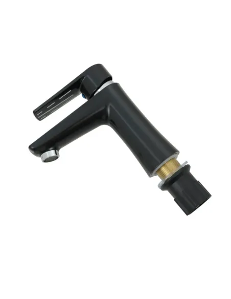 Смеситель для умывальника Rizo RP10B, пластик, черный купить в Днепре и Киеве - цена от КТУ