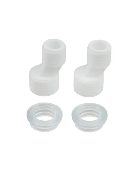 Змішувач для ванни з довгим виливом Rizo RP31W, пластик, білий купити у Дніпрі та Києві - ціна від КТУ