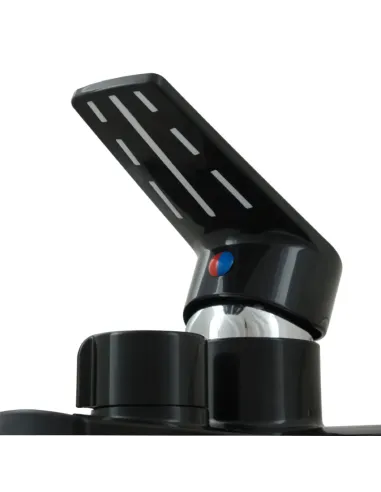 Змішувач для ванни з коротким зливом Rizo RP30B, пластик, чорний купити у Дніпрі та Києві - ціна від КТУ