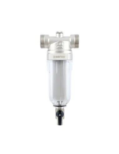 Самопромивний фільтр з манометром Raftec RMCF02 3/4 дюйми купити у Дніпрі та Києві - ціна від КТУ