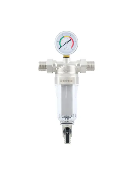 Самопромывной фильтр с манометром Raftec RMCF01 1/2 дюйма купить в Днепре и Киеве - цена от КТУ