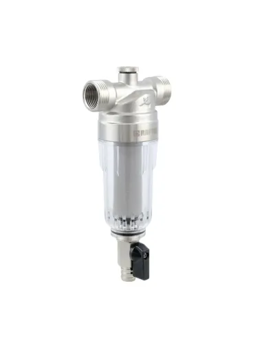 Самопромивний фільтр з манометром Raftec RMCF01 1/2 дюйма купити у Дніпрі та Києві - ціна від КТУ