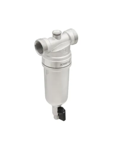 Самопромывной фильтр с манометром для горячей воды Raftec RMHF02 3/4 дюйма купить в Днепре и Киеве - цена от КТУ