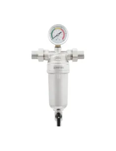 Самопромывной фильтр с манометром для горячей воды Raftec RMHF01 1/2 дюйма купить в Днепре и Киеве - цена от КТУ