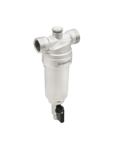 Самопромывной фильтр с манометром для горячей воды Raftec RMHF01 1/2 дюйма купить в Днепре и Киеве - цена от КТУ