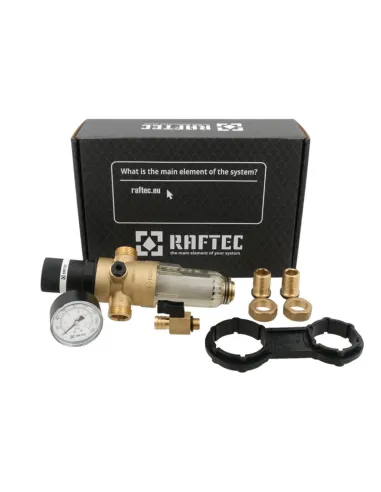 Самопромивний фільтр з редуктором Raftec RCFR01-C 1/2 дюйма купити у Дніпрі та Києві - ціна від КТУ