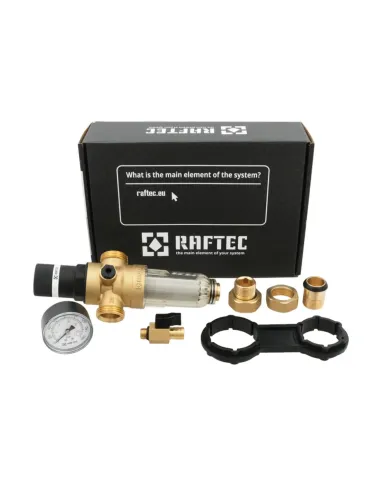 Самопромывной фильтр с редуктором Raftec RCFR02-C 3/4 дюйма купить в Днепре и Киеве - цена от КТУ