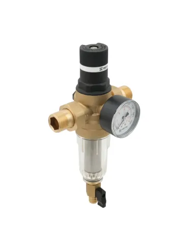 Самопромивний фільтр з редуктором Raftec RCFR02-C 3/4 дюйми купити у Дніпрі та Києві - ціна від КТУ