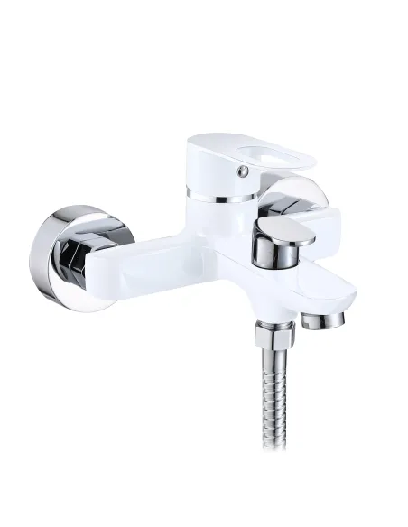 Змішувач для ванни Lidz Latwa 006 LDLAT006WHI45424 White, з душовим набором купити у Дніпрі та Києві - ціна від КТУ