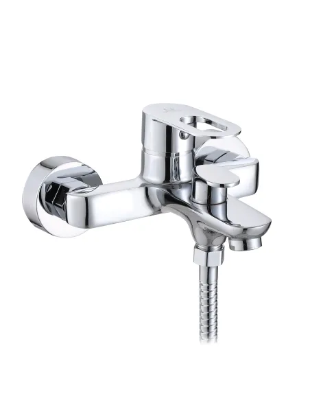 Смеситель для ванны Lidz Wieza 006 LDLAT006CRM45414 Chrome, с душевым набором