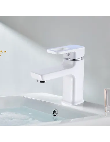 Змішувач для умивальника Lidz Wawel 001 LDWAW001WHI45397 White купити у Дніпрі та Києві - ціна від КТУ