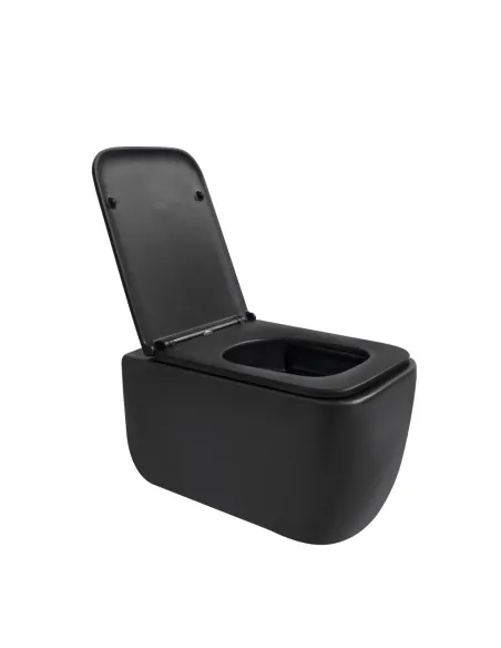 Унітаз безободковий підвісний Q-Tap Gemini Ultra Quiet QT2533076EUQMB, 373х365х530 мм купити у Дніпрі та Києві - ціна від КТУ