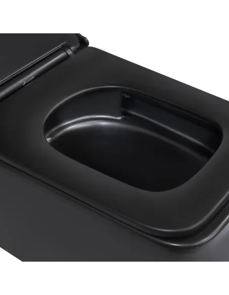 Унітаз безободковий підвісний Q-Tap Gemini Ultra Quiet QT2533076EUQMB, 373х365х530 мм купити у Дніпрі та Києві - ціна від КТУ