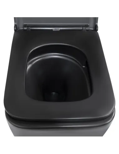 Унітаз безободковий підвісний Q-Tap Gemini Ultra Quiet QT2533076EUQMB, 373х365х530 мм купити у Дніпрі та Києві - ціна від КТУ