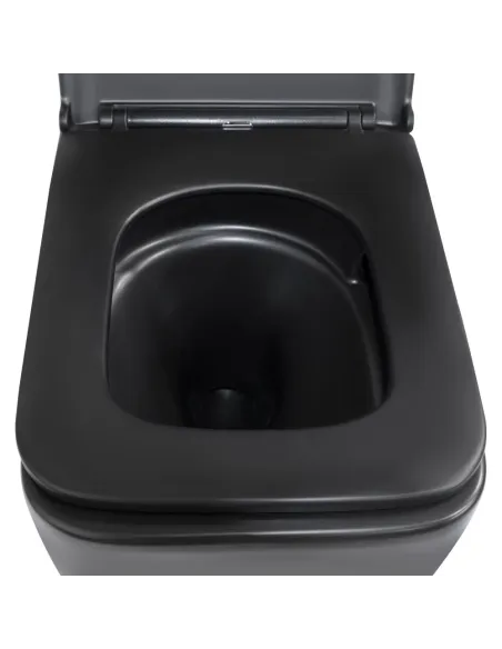 Унітаз безободковий підвісний Q-Tap Gemini Ultra Quiet QT2533076EUQMB, 373х365х530 мм купити у Дніпрі та Києві - ціна від КТУ