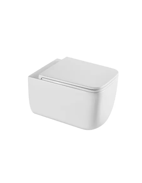 Унітаз безободковий підвісний Q-Tap Gemini Ultra Quiet QT2533076EUQW, 373х365х530 мм купити у Дніпрі та Києві - ціна від КТУ