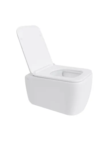 Унітаз безободковий підвісний Q-Tap Gemini Ultra Quiet QT2533076EUQW, 373х365х530 мм купити у Дніпрі та Києві - ціна від КТУ