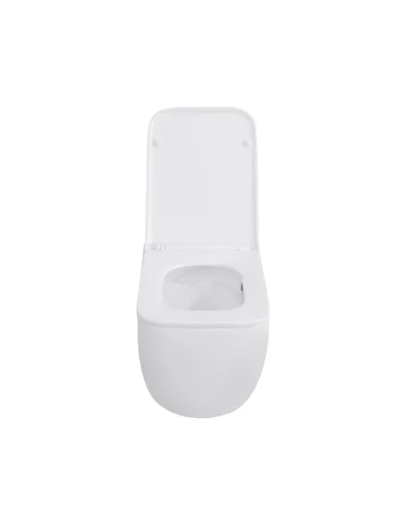 Унитаз безободковый подвесной Q-Tap Gemini Ultra Quiet QT2533076EUQW, 373х365х530 мм