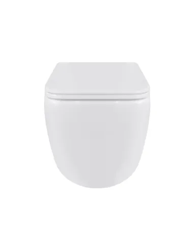 Унітаз безободковий підвісний Q-Tap Gemini Ultra Quiet QT2533076EUQW, 373х365х530 мм купити у Дніпрі та Києві - ціна від КТУ