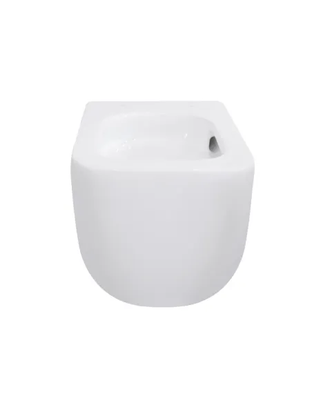 Унитаз безободковый подвесной Q-Tap Gemini Ultra Quiet QT2533076EUQW, 373х365х530 мм