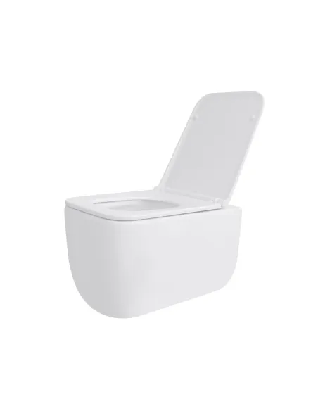 Унитаз безободковый подвесной Q-Tap Gemini Ultra Quiet QT2533076EUQW, 373х365х530 мм