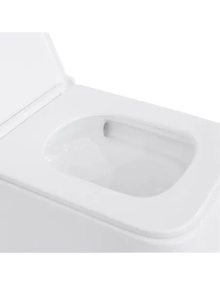 Унитаз безободковый подвесной Q-Tap Gemini Ultra Quiet QT2533076EUQW, 373х365х530 мм