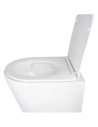 Унітаз безободковий підвісний Q-Tap Swan Ultra Quiet QT16335179W, 320х360х485 мм купити у Дніпрі та Києві - ціна від КТУ