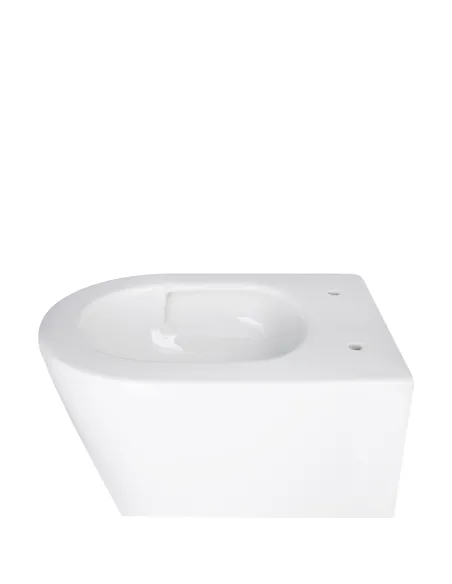 Унитаз безободковый подвесной Q-Tap Swan Ultra Quiet QT16335179W, 320х360х485 мм
