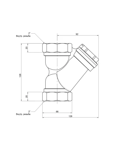 Фільтр грубої очистки SD Forte SF124W50 2 дюйми купити у Дніпрі та Києві - ціна від КТУ