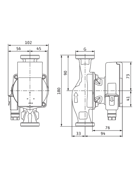 Циркуляційний насос Wilo Atmos Pico 25/1-4 купити у Дніпрі та Києві - ціна від КТУ