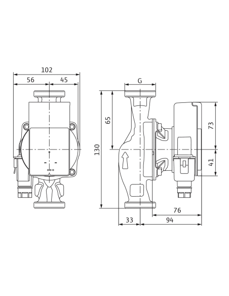 Циркуляційний насос Wilo Atmos Pico 25/1-6-130 купити у Дніпрі та Києві - ціна від КТУ