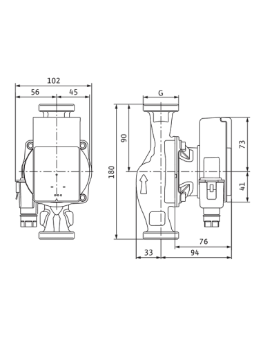 Циркуляционный насос Wilo Atmos Pico 30/1-6