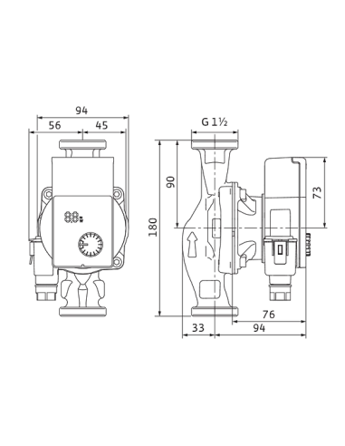 Циркуляционный насос Wilo Yonos Pico1.0 25/1-6 энергосберегающий