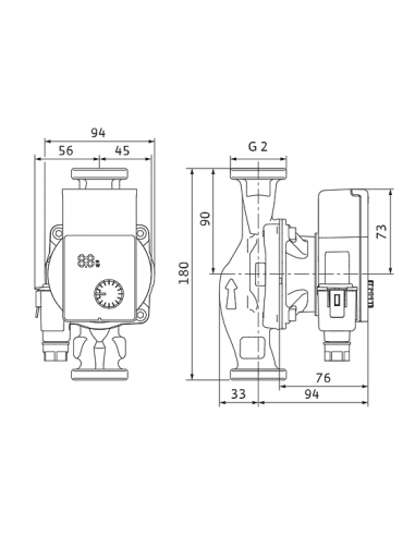 Циркуляционный насос Wilo Yonos Pico1.0 30/1-6 энергосберегающий