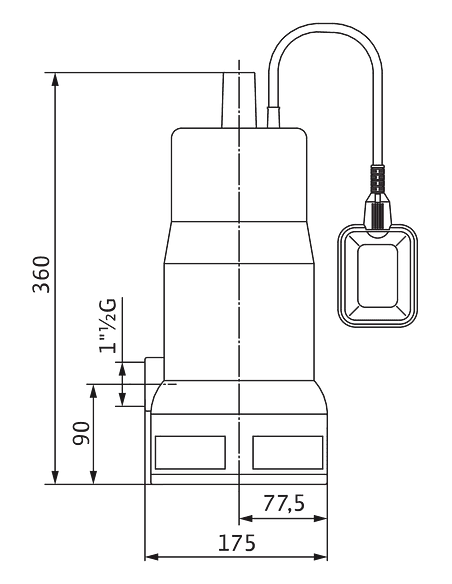 Дренажний насос Wilo Initial Waste 16-11 купити у Дніпрі та Києві - ціна від КТУ
