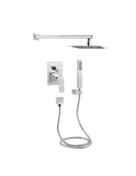 Душова система без виливу прихованого монтажу Q-Tap Aquarius QTAQA64103NGC Chrome