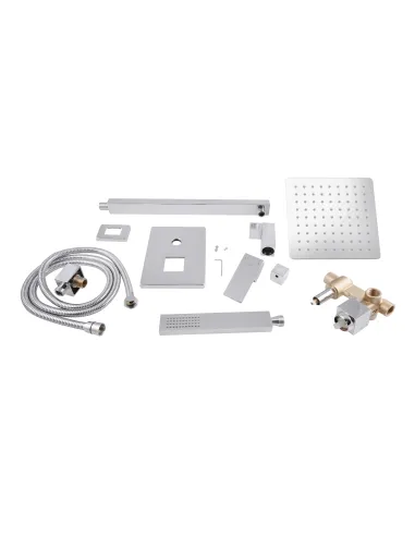 Душова система без виливу прихованого монтажу Q-Tap Aquarius QTAQA64103NGC Chrome