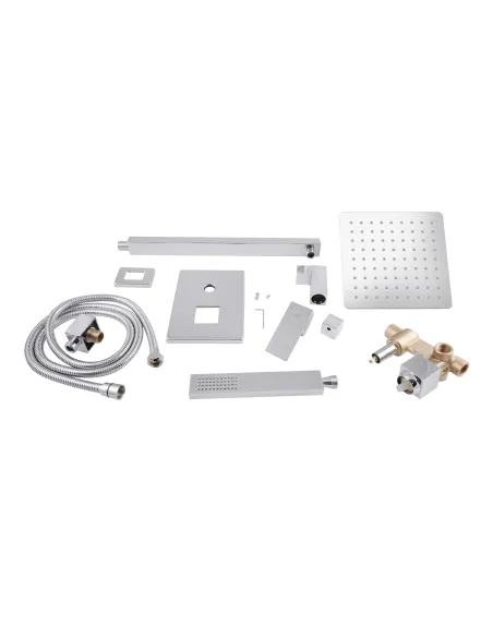 Душова система без виливу прихованого монтажу Q-Tap Aquarius QTAQA64103NGC Chrome