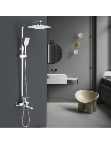Душова система з виливом Lidz Dozorca 1030 LDDOZ1030CRM45407 Chrome