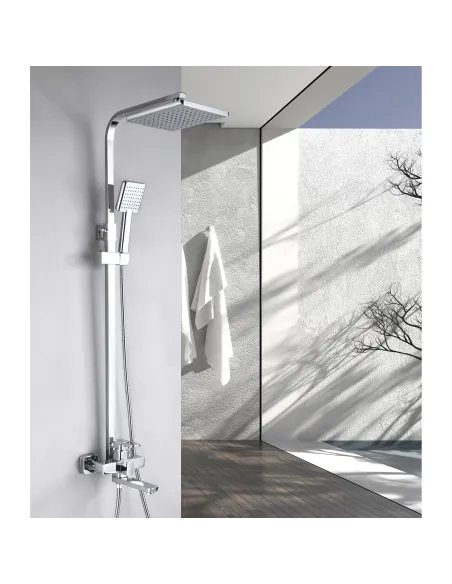 Душевая система с изливом Lidz Wawel 1030 LDWAW1030CRM45391 Chrome