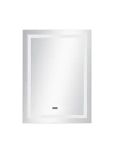 Зеркало для ванной Q-Tap Mideya Touch QT2078DCF7080W, с LED-подсветкой, с антизапотеванием
